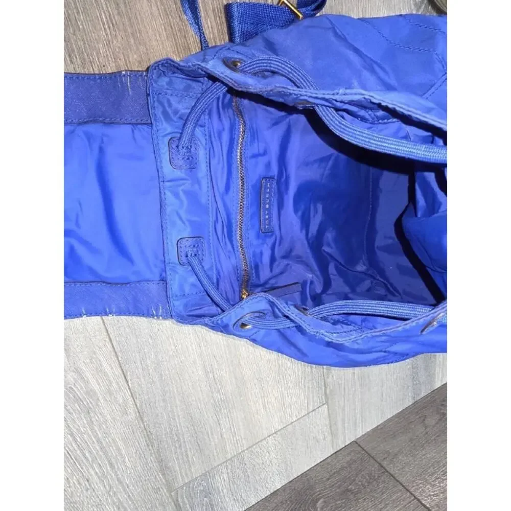 Tory Burch Scout Medium Nylon Backpack Royal Blue B0000667